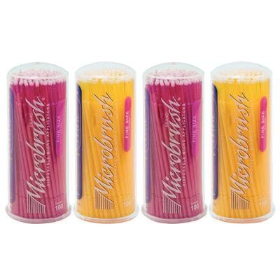 Microbrush Tube Series Disposable Micro Applicators, Fine 1.5mm, Yellow/Pink, 400/Pk, MFA400 thumbnail 21