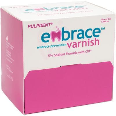 Embrace Varnish 5% Sodium Fluoride with CXP, Unit Dose, 0.4 mL, Bubblegum, 50/Box, FV50 thumbnail 22