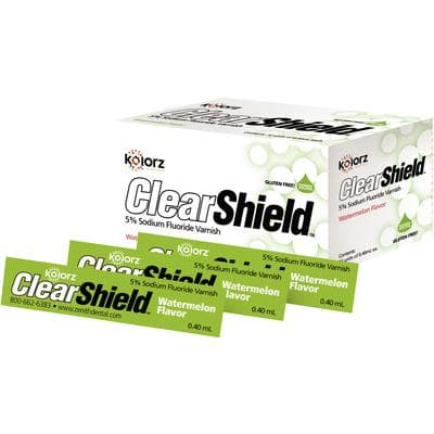 Kolorz ClearShield Fluoride Varnish, 5% NaF, Watermelon, 0.4 mL Unit Dose, 35/Pk, 799501 thumbnail 15