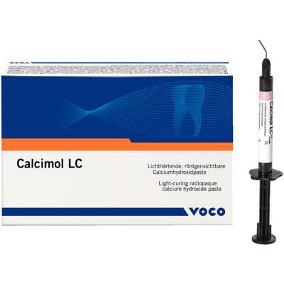 VOCO Calcimol LC Light-Cure Calcium Hydroxide Liner Paste, Radiopaque, 2.5g NDT Syringe, 2/Pk, Ref 1307 thumbnail 12