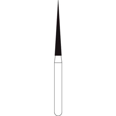 NTI FG Diamond Bur, Coarse, Long Needle, #859L-014, 1.4 mm Diameter, 11.5 mm Length, Friction Grip, 5/Pkg, C859L-014 thumbnail 10