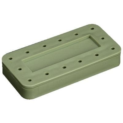 Plasdent Magnetic Bur Block, Rectangular, 14 Holes FG/RA, Green, 400BR-4 thumbnail 4