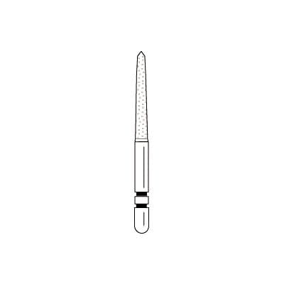 Two Striper Gold-Plated Diamond Bur, FG, Curettage, 253.SC, 1.8 mm Major/0.4 mm Minor Diameter, 10 mm Length, Medium, Blue, 5/Pk, 2015613 thumbnail 11