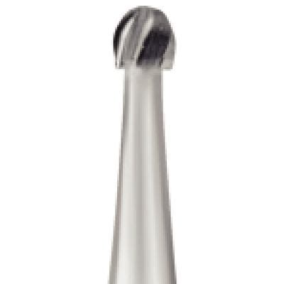 SS White Standard Operatory Carbide Burs, FGSS Friction Grip, Round #3, 1.2 mm Head Diameter, 0.9 mm Head Length, Short Shank, 100/Pkg thumbnail 6