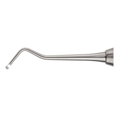 Nordent Excavator #1S (38/39), Double-Ended Spoon, 1.0 mm Tip, 6 mm Shank, 50° Angle, Standard Handle, Stainless Steel, REC1S thumbnail 5