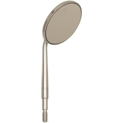 Nordent #5 Cone Socket Front Surface Mouth Mirror Head, Single-Sided, 15/16" Diameter, Rhodium Coated, M5 thumbnail 8