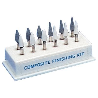Shofu CompoSite Composite Finishing Kit, FG Shank, Classic Plastic Block, 12 Stones/Pk, 0302 thumbnail 14