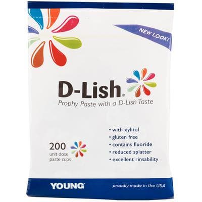 D-Lish Prophy Paste, Medium Grit, Grape, 1.23% Fluoride, Gluten-Free, 200/Bx, 303120 thumbnail 13