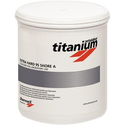 Zhermack Titanium Zetalabor Putty Hard White, Condensation Silicone, 2.6 kg, C400605 thumbnail 4