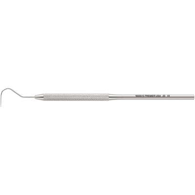 Premier Cavity Finder Explorer #23, Single End, Round Handle, Shepherd Hook, Stainless Steel, 12/Pkg, 1003962 thumbnail 8