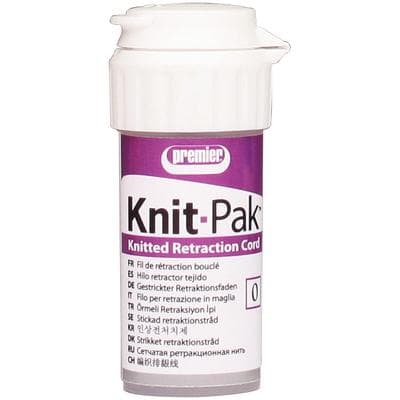 Knit-Pak Knitted Retraction Cord, Plain (Non-Impregnated), Size #0, Purple, 100", 1/Pk, 9007553 thumbnail 17
