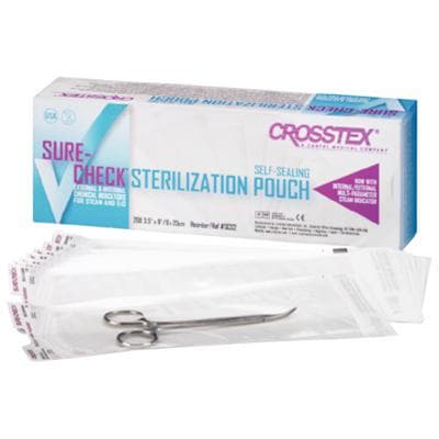 Crosstex Sure-Check Self-Sealing Sterilization Pouches, 5.25" x 15", 200/Box, SCL5152 thumbnail 9
