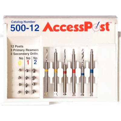 AccessPost Stainless Steel Introductory Kit, Assorted Sizes #0/#1/#2, 12 Posts, 500-12 thumbnail 6