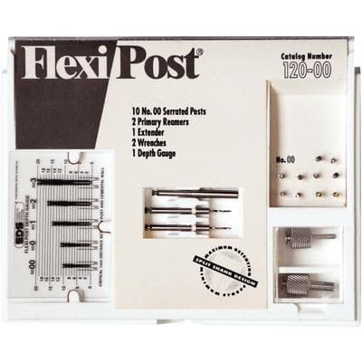 Flexi-Post Prefabricated Split Shank Post System, Stainless Steel, Standard Intro Kit, Size 00, White, 120-00 thumbnail 8