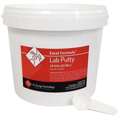 Excel Formula® Lab Putty, Vinyl Polysiloxane, 10 kg (22 lb) Tub, Base thumbnail 4