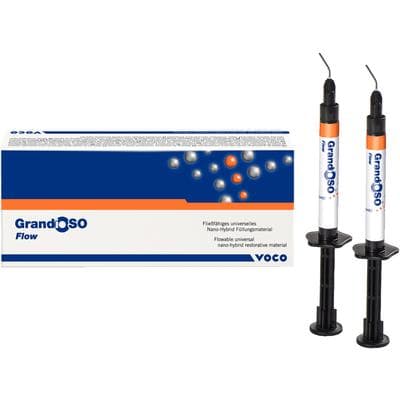 GrandioSO Flow Light-Cured Flowable Nano-Hybrid Composite, Shade A2, 2g Syringe Refill, Pack of 2, VOCO 2723 thumbnail 21