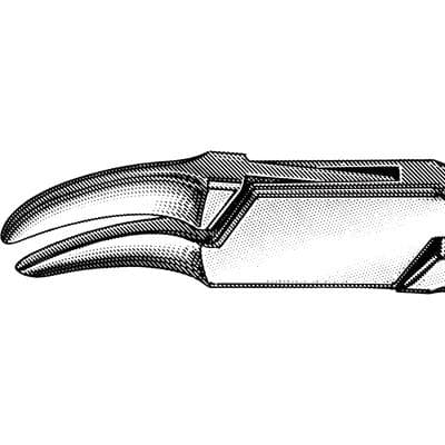 J&J Instruments Gordon Contouring Pliers #137, Curved Smooth Tips, Non-Locking, 1 Each (09-137) thumbnail 5