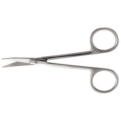 J&J Instruments Wagner Surgical Scissors, 4.75" Curved, One Serrated Blade, Stainless Steel, 12-345 thumbnail 6