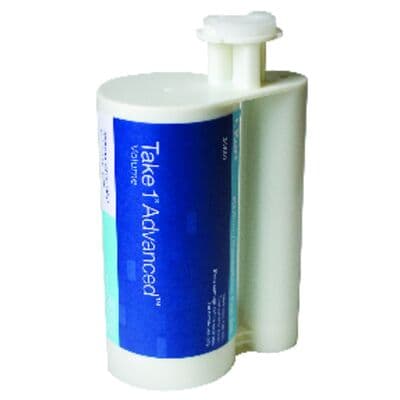 Take 1 Advanced VPS Impression Material, Volume Hard Cartridge, Medium/Monophase, Fast Set, Light Blue, 380 ml, 2/Pkg, 34689 thumbnail 16