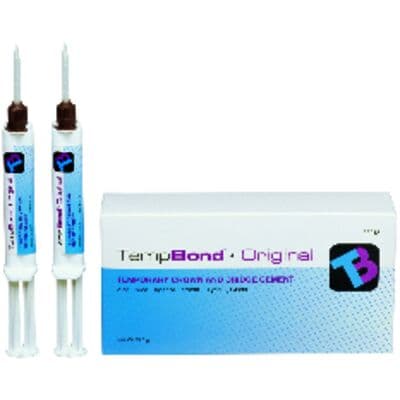 Temp-Bond Original Zinc Oxide Eugenol Temporary Cement, Automix Syringe Kit, 2 x 11.8 g Syringes with 20 Mixing Tips, 33215 thumbnail 21