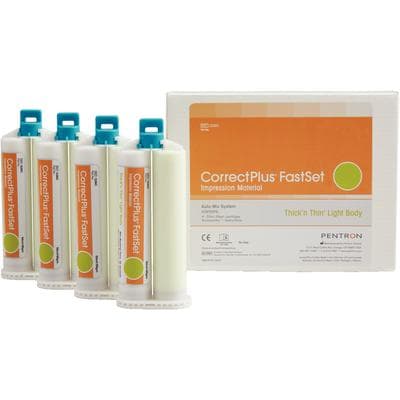 Correct Plus VPS Impression Material, Thick-n-Thin Light Body, Fast Set, 50 ml Cartridges, 4/Pk, Q36C thumbnail 10