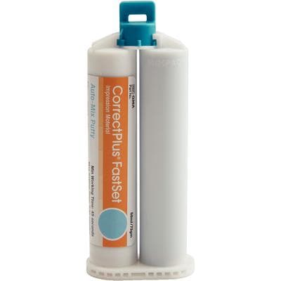 Correct Plus Hydrophilic VPS Impression Material, Automix Putty, Fast Set, 50 mL Cartridges, 4/Pack, Q36A thumbnail 9