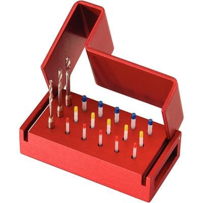 FibreKleer 4X Tapered Fiber Post and Drill Kit, 15 Posts (5 each 1.25mm, 1.375mm, 1.50mm) + 3 Drills, N83B thumbnail 13