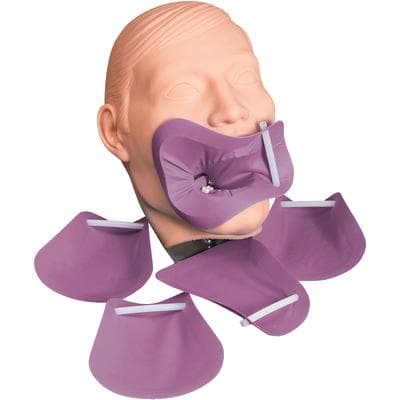 Aseptico Handi-Dam Latex-Free Pre-Framed Rubber Dam, Purple/Mauve, Powder-Free, Medium, 20/Pk, I-70LF thumbnail 11