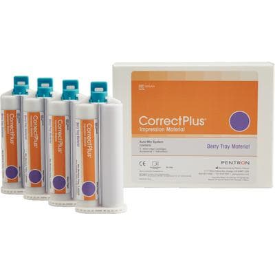 Correct Plus Hydrophilic VPS Tray Impression Material, Regular Set, Berry, 50 ml Cartridges, 4/Pk, Q34JAA thumbnail 11