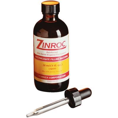 Temrex Zinroc Intermediate Filling Material & Cement Liquid, 30 mL (1 oz), Ref 410 thumbnail 4