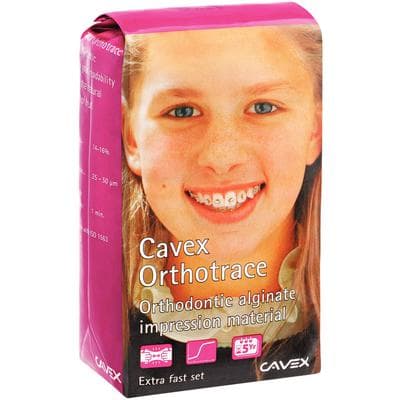 Cavex Orthotrace Orthodontic Alginate, Extra Fast Set, Dust Free, Pink, Fruit Scent, 500 g (1.1 lb) Bag, AA380 thumbnail 5