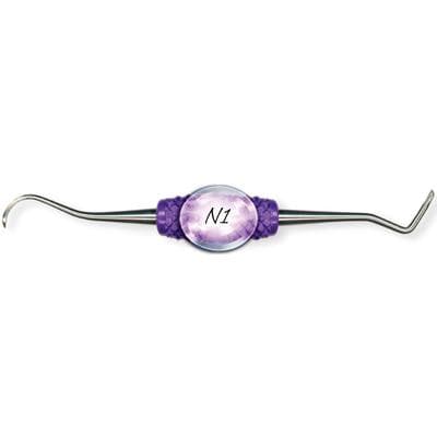 PDT Nevi 1 (N1) Anterior Sickle Scaler, Double-Ended, Purple Resin Handle, R096 thumbnail 11