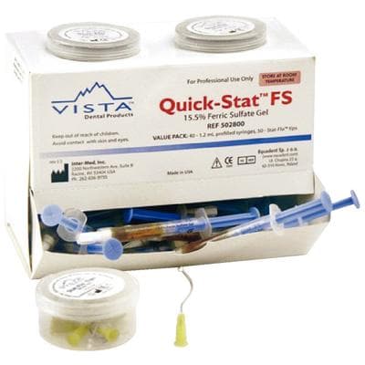 Quick-Stat FS Hemostatic Gel, 20% Ferric Sulfate, Value Pack, 40 x 1.2 mL Prefilled Syringes with 50 Stat-Flo Tips, 502800 thumbnail 12