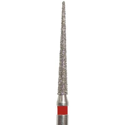 Meisinger Singles Single-Use Sterile Diamond Bur, FG, Extra Long Needle, #1312.11F, 1.2 mm, Fine, Red, 25/Pk thumbnail 15