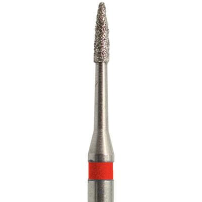 Meisinger Singles Single-Use Sterile Diamond Bur, FG, Flame, #1509.3F, 0.9 mm, Fine, Red, 25/Pk thumbnail 6