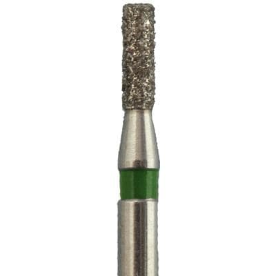 Meisinger Single-Use Sterile Diamond Bur, FG, Cylinder Flat End, #0710C, 1.0 mm, Coarse, Green, 25/Pk thumbnail 17
