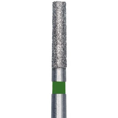 Meisinger Single-Use Sterile Diamond Burs, FG, Cylinder Flat End, #0712.7C, 1.2 mm Diameter, 7.0 mm Length, Coarse, Green, 25/Pk thumbnail 16