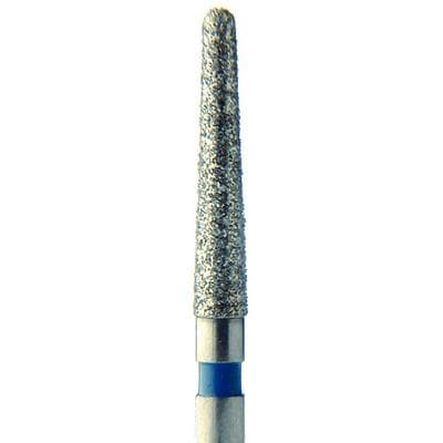 Meisinger Single-Use Sterile Diamond Burs, FG, Tapered Round End, #1116.10M, 1.6 mm, Medium, Blue, 25/Pk thumbnail 7