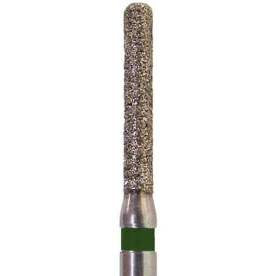 Meisinger Singles Disposable Diamond Bur, FG, Round Edge Cylinder, Coarse, #0614.8C, 1.4mm Diameter, 25/Pkg thumbnail 6
