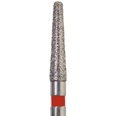 Meisinger Singles Single-Use Sterile Diamond Bur, FG, Modified Flat End Taper, #0816.8F, 1.6 mm, Fine, Red, 25/Pk thumbnail 14