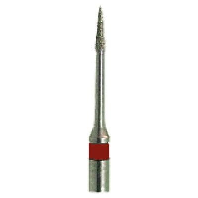 Meisinger Single-Use Sterile Diamond Bur, FG, Needle, #1310.3F, 0.8 mm, Fine, Red, 25/Pk thumbnail 15