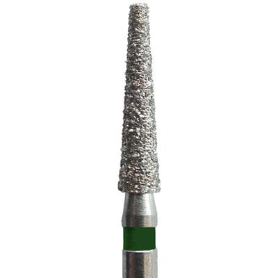Meisinger Singles Disposable Diamond Bur, FG Flat End Taper, Coarse, #0918.8C, 1.8mm Diameter, 8.0mm Length, 25/Pk thumbnail 14