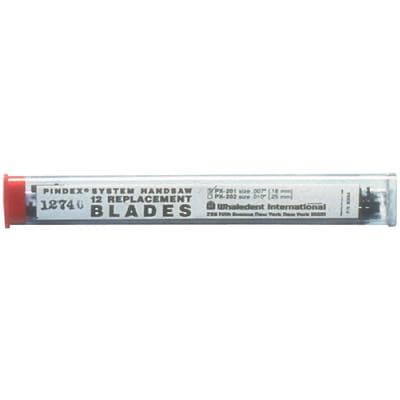 Pindex PX-201 Saw Blades, 0.18 mm (0.007"), Blue, 12/Pack thumbnail 12