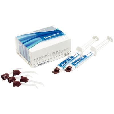 TempoSIL 2 Temporary Cement White Intro Kit, 5 ml Syringes, 2/Box, 6729 thumbnail 12