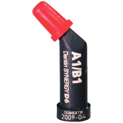 Synergy D6 Universal Nano-Hybrid Composite, Dentin A1/B1, 0.25 g Tips, Refill Pack of 10, 8376 thumbnail 10