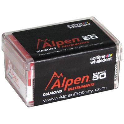 Alpen Multi Use Diamond Bur, FG, Coarse, Blue, Cone, Curettage/Tapered Pointed End, #878K-012, 1.2 mm Diameter, 8.0 mm Length, 50/Pkg thumbnail 3