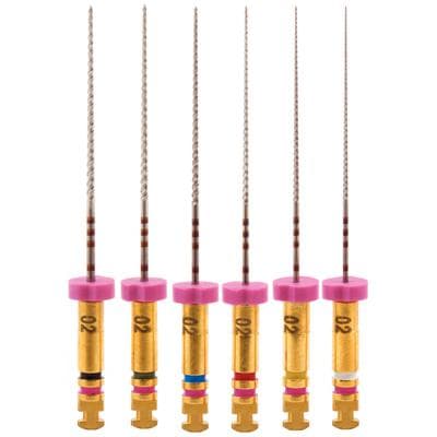 K3 Nickel Titanium Rotary Endodontic Files, .02 Taper, Assorted #15-40, 25 mm, 6/Pk, 825-2025 thumbnail 7