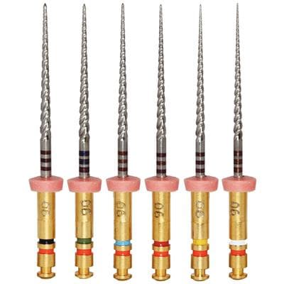 K3 Nickel-Titanium Rotary Endodontic Files, 21 mm, .06 Taper, Assorted #15-40, 6/Pk, 825-6021 thumbnail 15