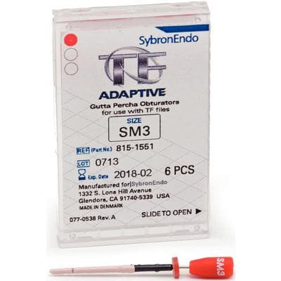 Kerr TF Adaptive Obturators, SM3, Small, Red, 6/Pk, 815-1551 thumbnail 17