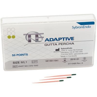 TF Adaptive Gutta Percha Points, Green Pack, ML1, Medium/Large, 50/Pk, 815-1543 thumbnail 21